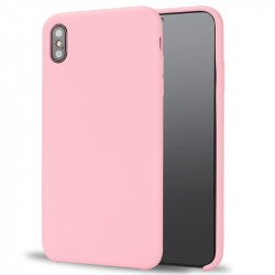 iPhone Xs Max Pro Silicone Hard Case (Pink)